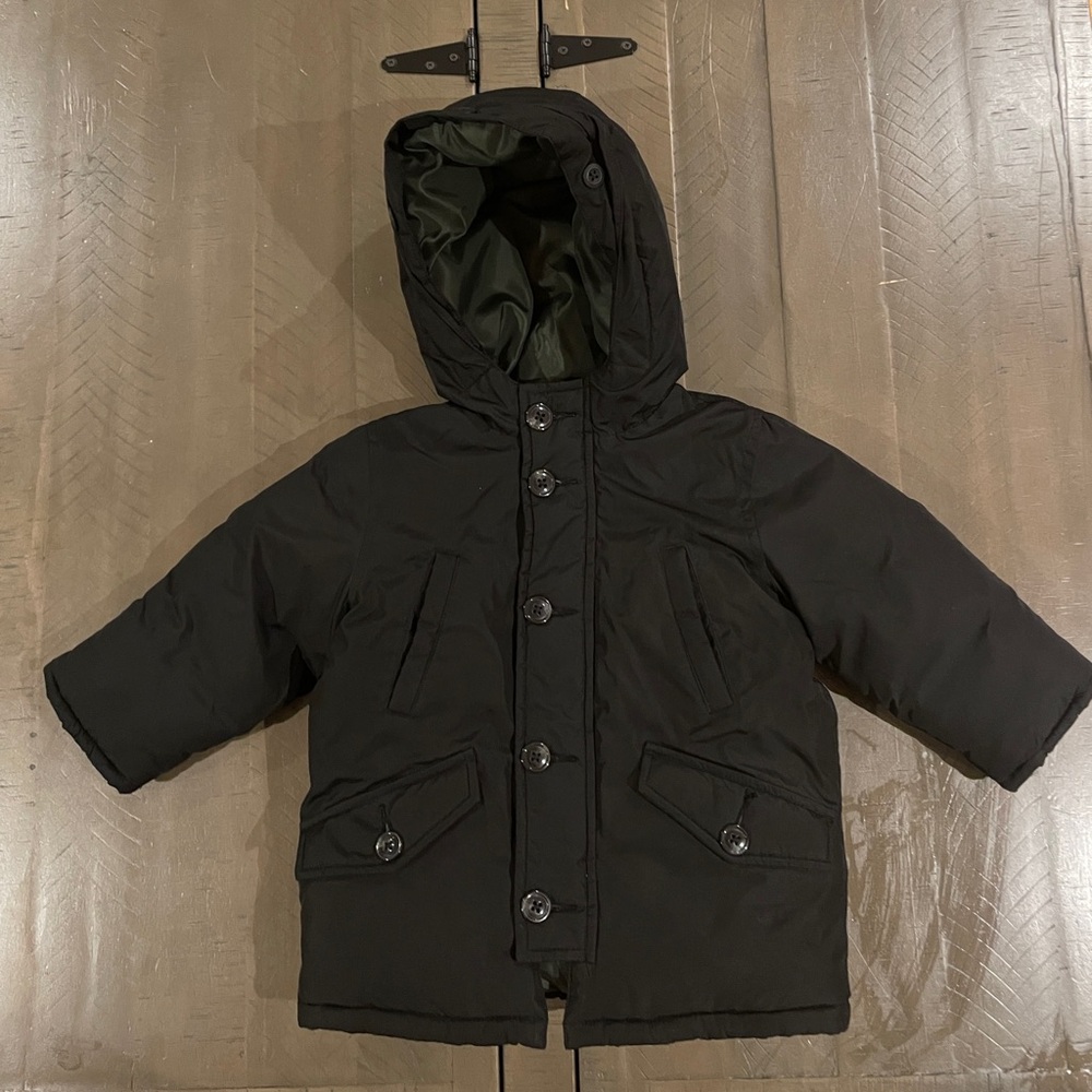 Black toddler Gap winter coat. 2T. Perfect condition.